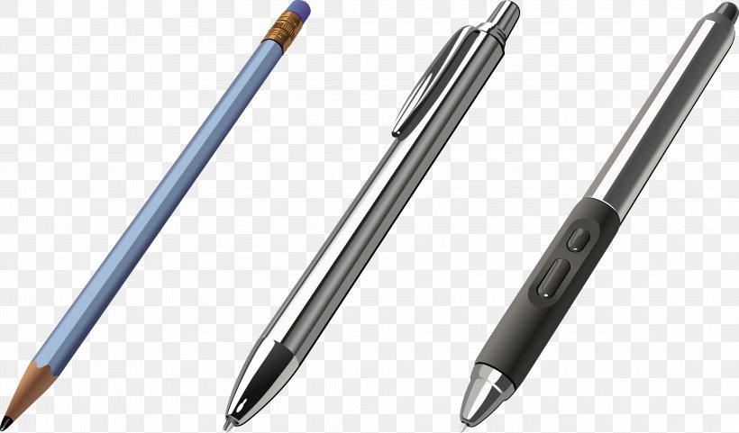 Ballpoint Pen Paper Pencil, PNG, 4238x2489px, Ballpoint Pen, Ball Pen, Eraser, Fountain Pen, Hardware Download Free