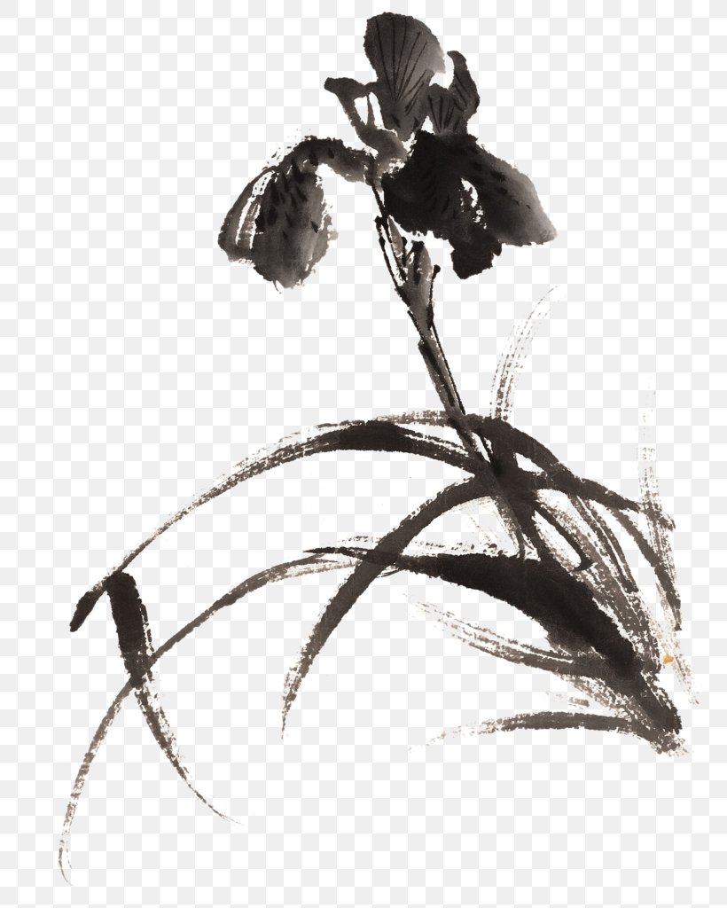 Ink Wash Painting Chinese Painting Image Orchids, PNG, 791x1024px, Ink Wash Painting, Art, Blackandwhite, Botany, Chinese Painting Download Free