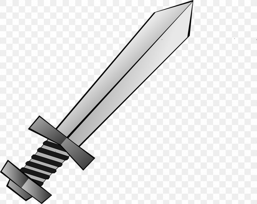 Knightly Sword Clip Art, PNG, 904x720px, Sword, Baskethilted Sword, Cold Weapon, Drawing, Hardware Download Free