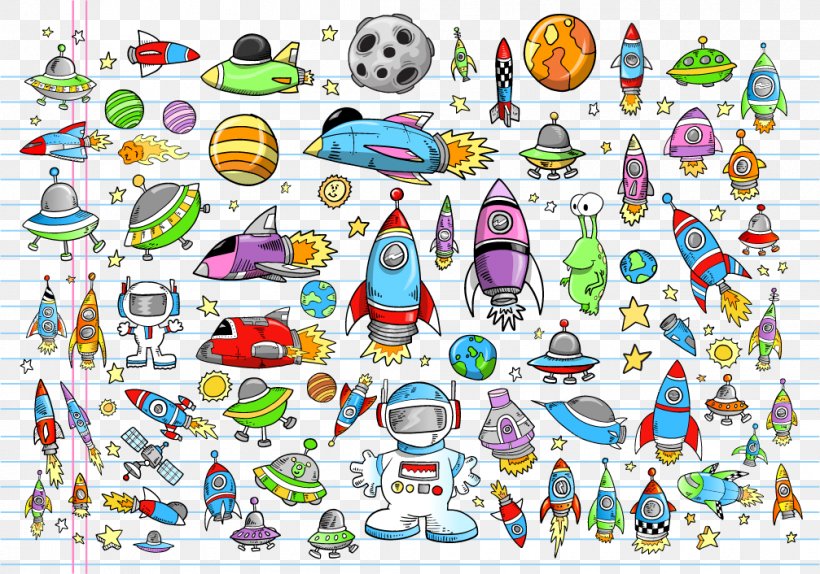 Astronaut Outer Space Cartoon Illustration, PNG, 1007x706px, Astronaut, Animation, Cartoon, Outer Space, Poster Download Free