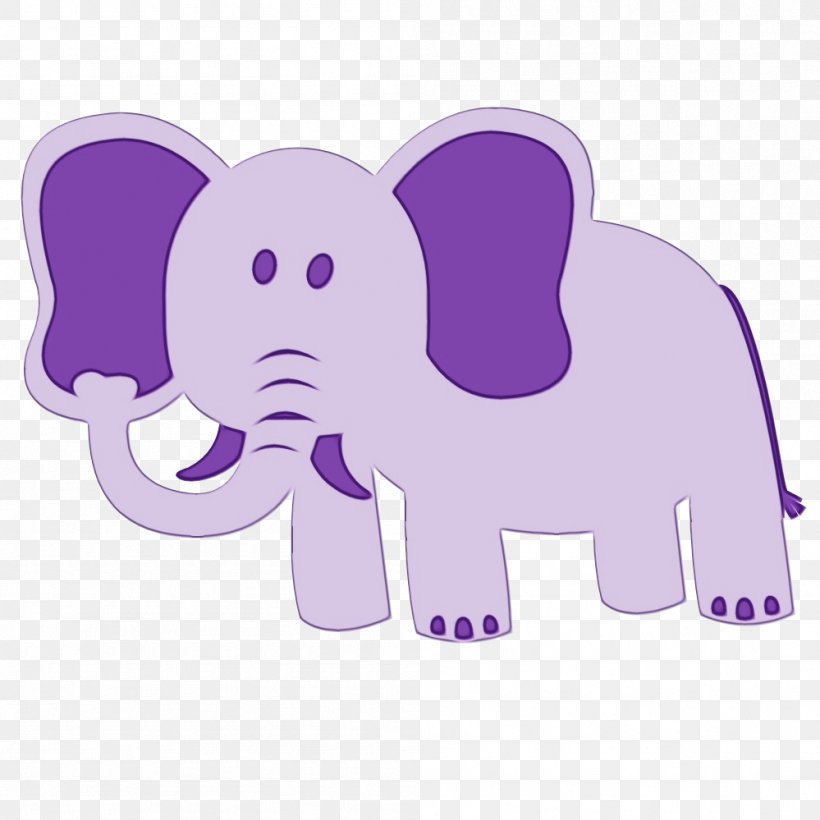 Elephant Background, PNG, 999x999px, Elephant, Animal, Animation, Cartoon, Purple Download Free