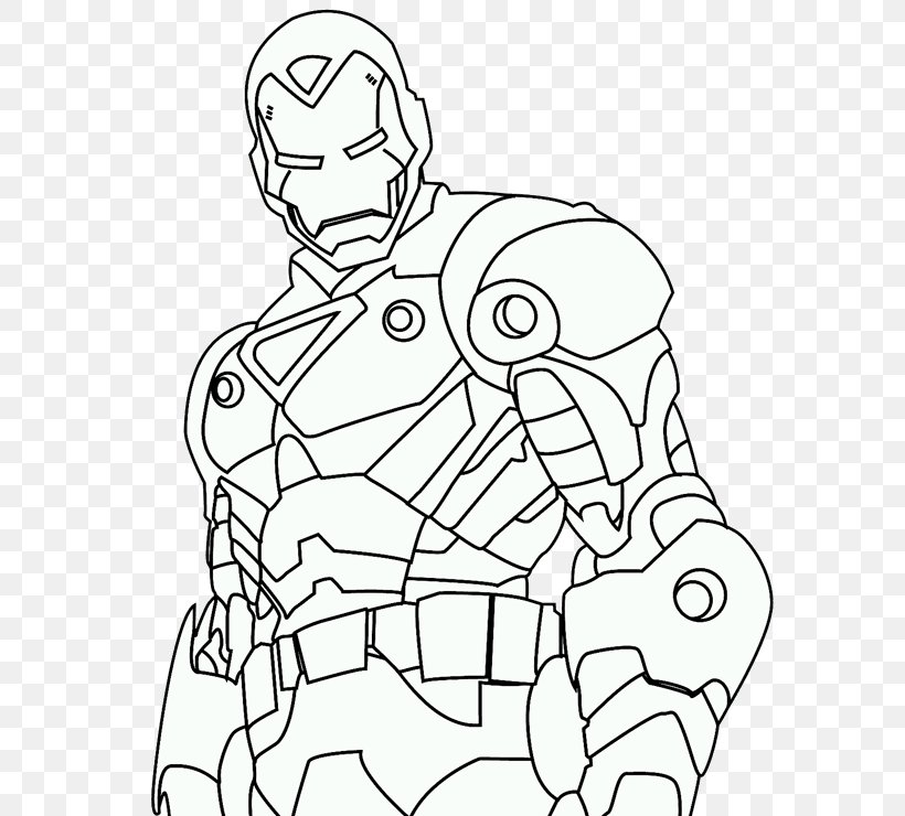 Iron Man Coloring Book Drawing Captain America Superhero, PNG, 600x740px, Iron Man, Antman, Area, Arm, Black And White Download Free