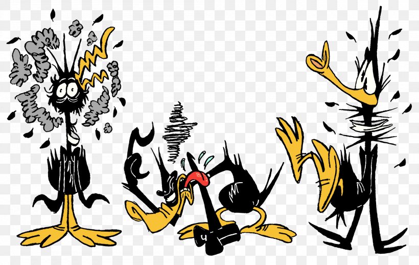 Daffy Duck Clip Art Looney Tunes Cartoon, PNG, 2100x1328px, Daffy Duck, Art, Bee, Bob Clampett, Butterfly Download Free
