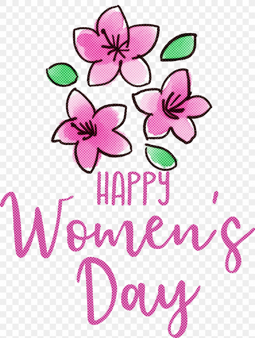 Happy Women’s Day, PNG, 2265x3000px, Floral Design, Black, Computer, Cut Flowers, Flower Download Free