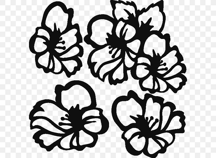 Sticker Label Floral Design Flower Clip Art, PNG, 600x600px, Sticker, Artwork, Black And White, Car, Desk Download Free