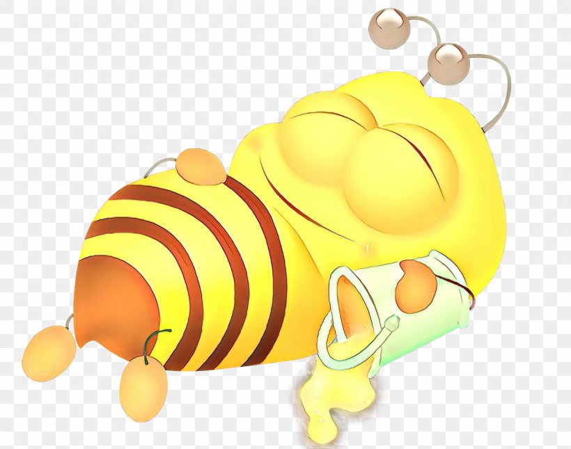 Yellow Cartoon Honeybee Fawn, PNG, 1600x1260px, Cartoon, Fawn, Honeybee, Yellow Download Free