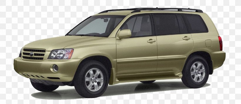 2002 Toyota Highlander V6 Car Sport Utility Vehicle, PNG, 1208x524px, Toyota, Automatic Transmission, Automotive Exterior, Automotive Tire, Brand Download Free