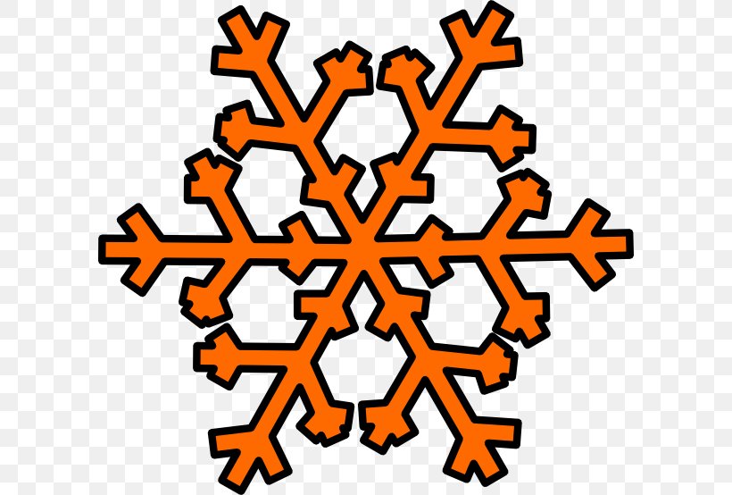 Clip Art Openclipart Image Snowflake Free Content, PNG, 600x554px, Snowflake, Area, Computer Animation, Orange, Royaltyfree Download Free