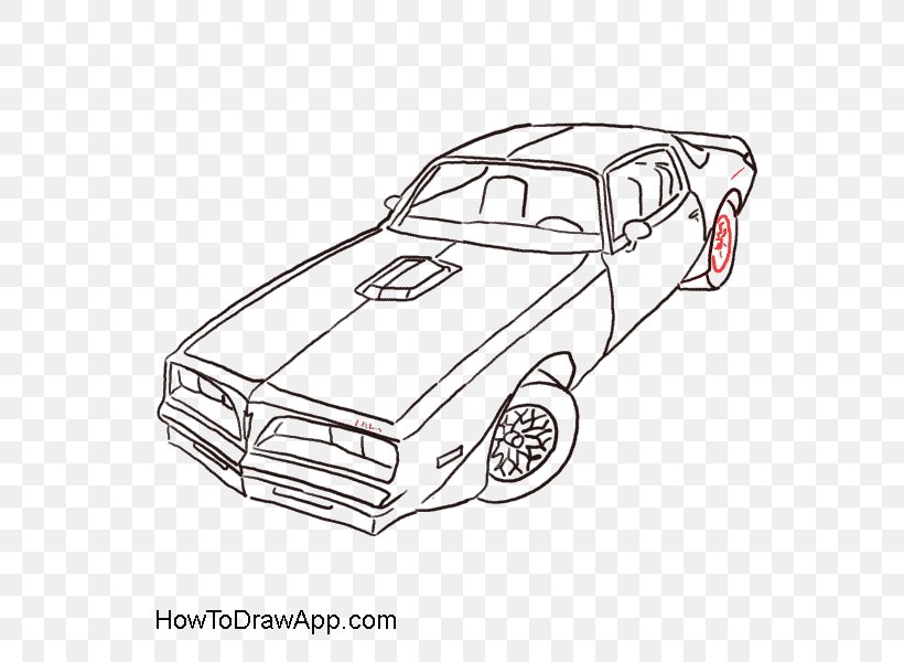 Pontiac Firebird Drawing Line Art Car Clip Art, PNG, 600x600px, Pontiac Firebird, Art, Artwork, Automotive Design, Automotive Exterior Download Free