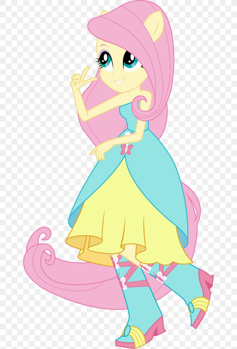 Fluttershy Rainbow Dash Pinkie Pie Applejack My Little Pony: Equestria Girls, PNG, 660x1208px, Watercolor, Cartoon, Flower, Frame, Heart Download Free