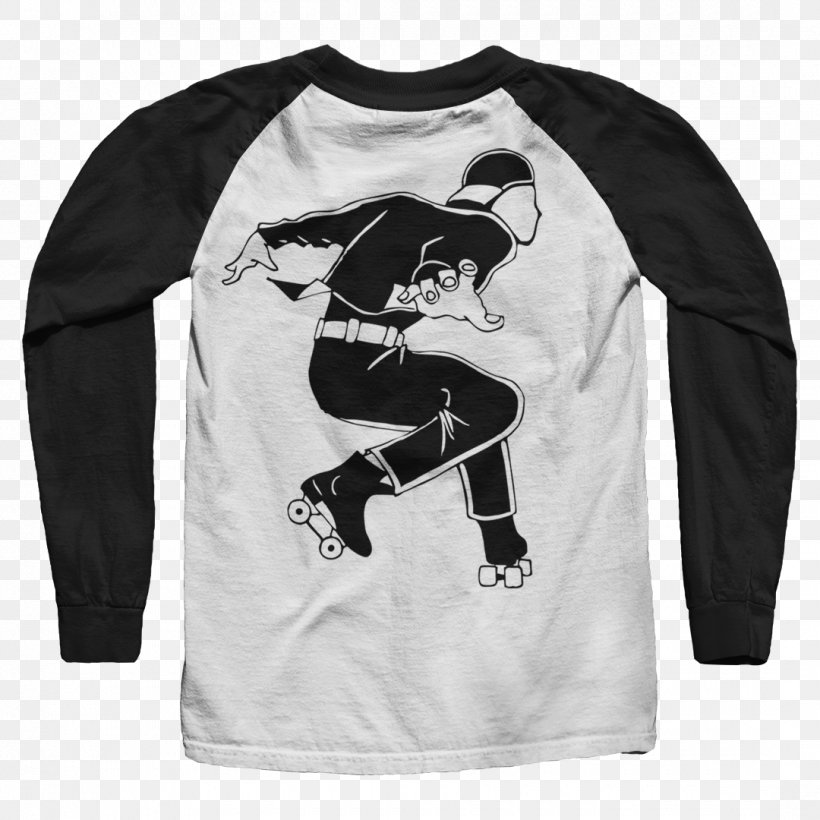 Long-sleeved T-shirt Hoodie, PNG, 1080x1080px, Tshirt, Black, Black And White, Brand, Clothing Download Free