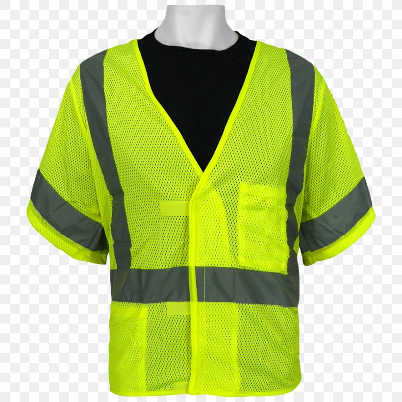 T-shirt High-visibility Clothing Sleeve Outerwear Jacket, PNG, 900x900px, Tshirt, Clothing, Green, High Visibility Clothing, Highvisibility Clothing Download Free