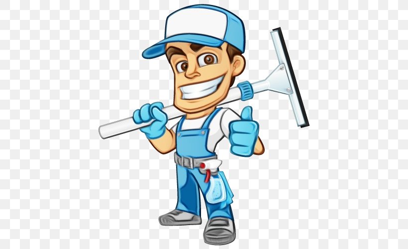 Cartoon Clip Art Solid Swing+hit Plumber Auto Mechanic, PNG, 500x500px, Watercolor, Auto Mechanic, Cartoon, Paint, Plumber Download Free