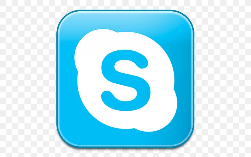 Blue Area Text Symbol, PNG, 512x512px, Skype, App Store, Aqua, Area, Azure Download Free