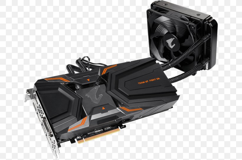 Graphics Cards & Video Adapters NVIDIA AORUS GeForce GTX 1080 Ti Waterforce WB Xtreme Edition 11G NVIDIA AORUS GeForce GTX 1080 Ti Xtreme Edition 11G NVIDIA GeForce GTX 1080 Ti Waterforce Xtreme Edition 11G 英伟达精视GTX, PNG, 656x544px, Graphics Cards Video Adapters, Computer Component, Computer Cooling, Geforce, Gigabyte Technology Download Free