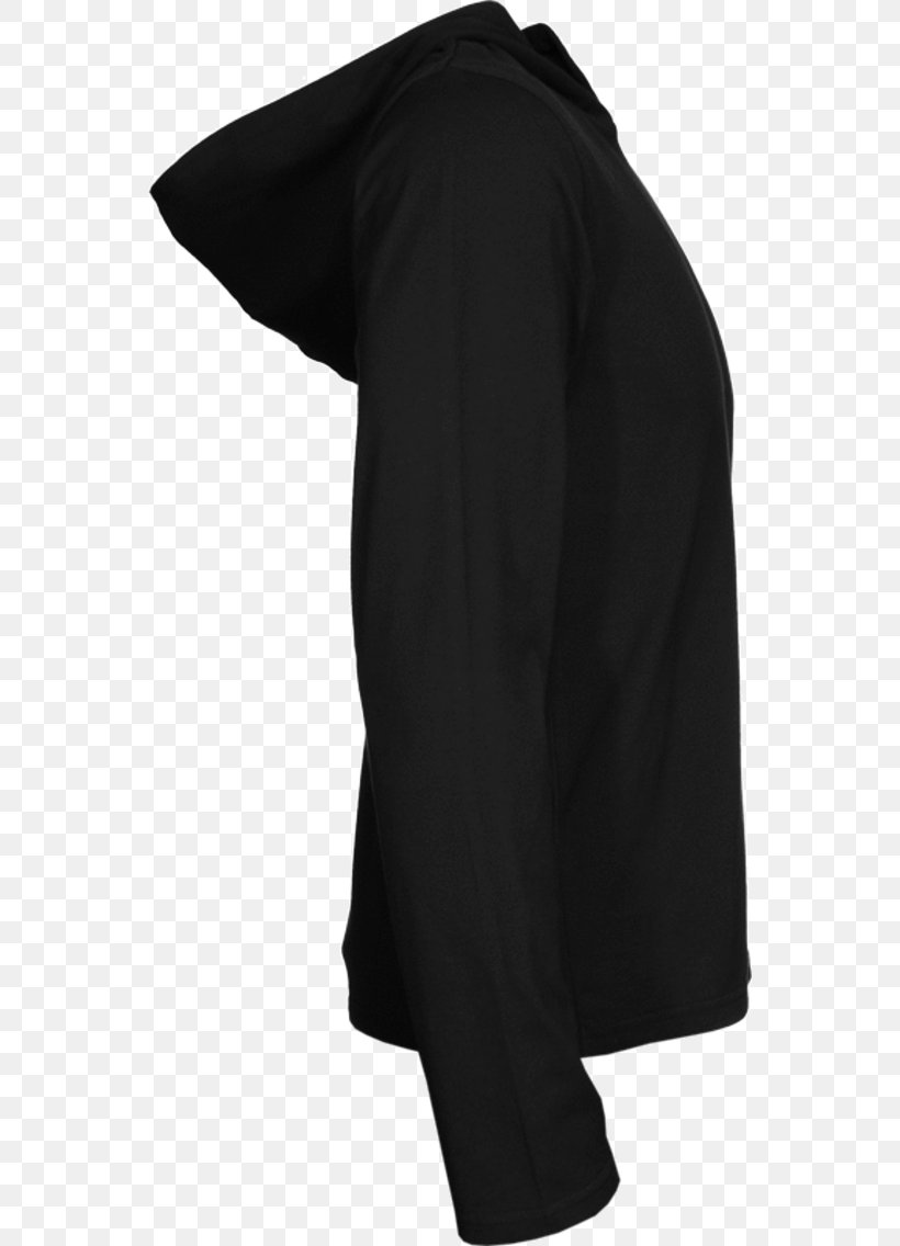 Hoodie Long-sleeved T-shirt Long-sleeved T-shirt Pocket, PNG, 550x1136px, Hoodie, Black, Canada Goose, Coat, Cotton Download Free