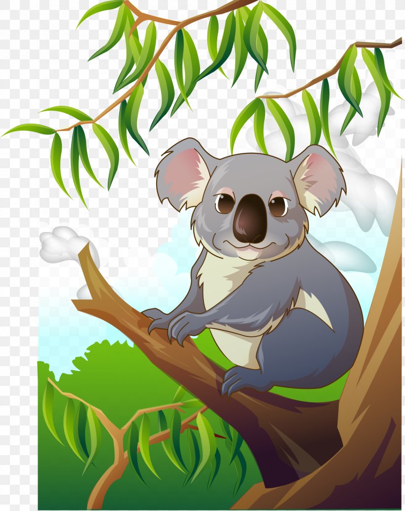 Koala Clip Art, PNG, 1694x2136px, Australia, Cartoon, Clip Art