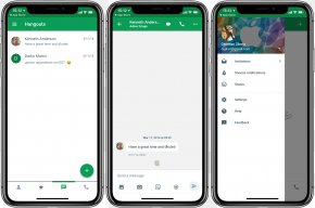 Smartphone - Smartphone IPhone X Google Hangouts App Store PNG