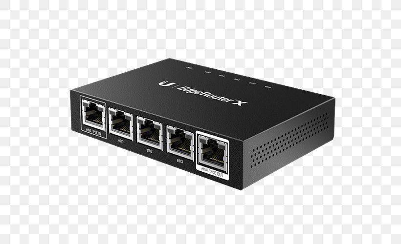 Ubiquiti Networks EdgeRouter X Power Over Ethernet Ubiquiti EdgeRouter Lite, PNG, 600x500px, Ubiquiti Networks Edgerouter X, Computer Network, Electronic Device, Electronics Accessory, Ethernet Download Free