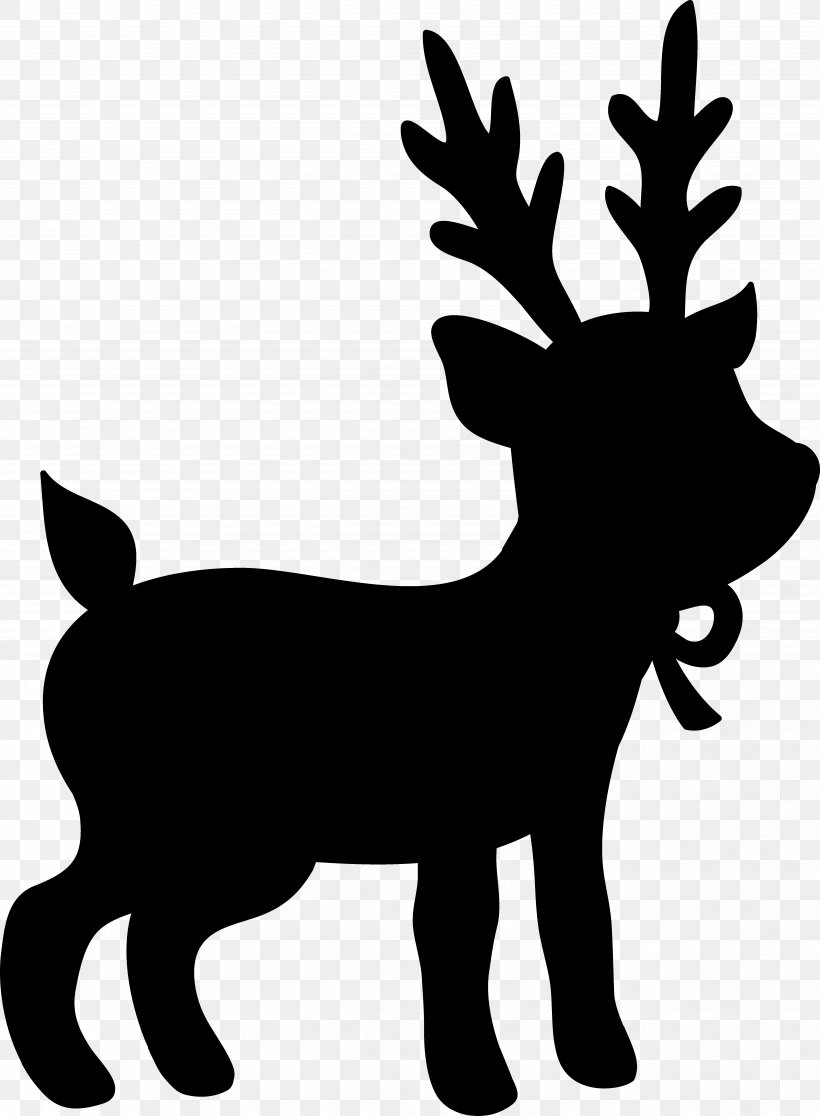 Clip Art Reindeer Black & White, PNG, 5097x6940px, Reindeer, Antler, Black White M, Blackandwhite, Coloring Book Download Free