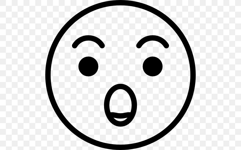Emoticon Smiley Face Clip Art, PNG, 512x512px, Emoticon, Black And White, Emoji, Face, Facial Expression Download Free