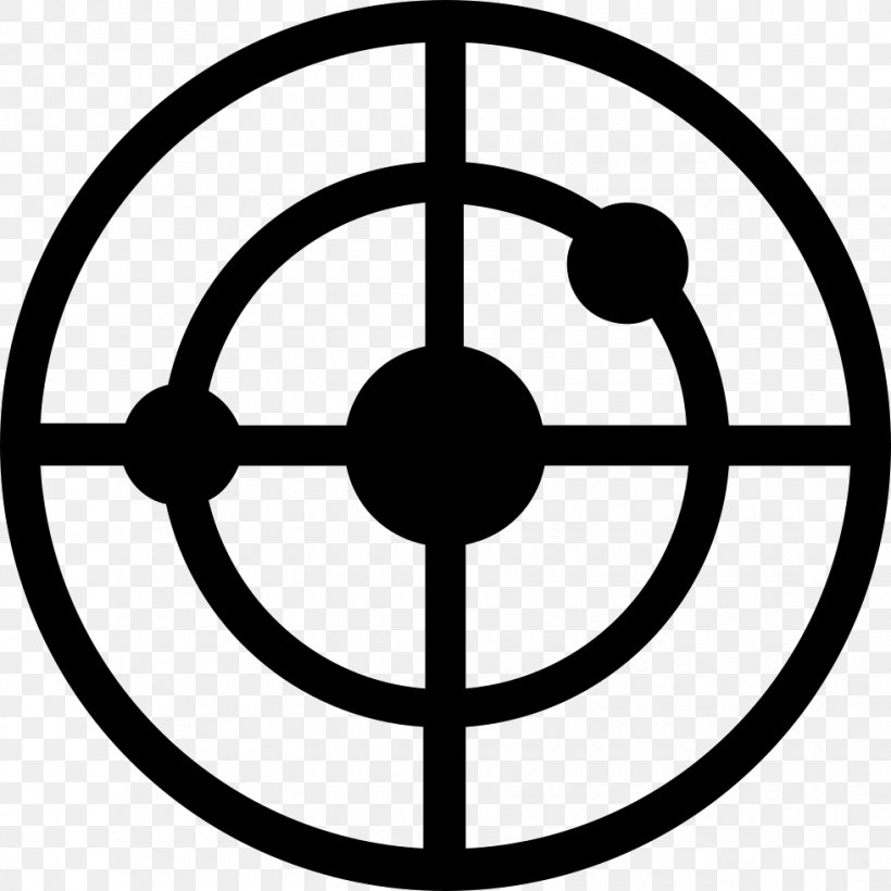 Reticle Royalty-free, PNG, 980x980px, Reticle, Area, Black And White, Royaltyfree, Shooting Target Download Free