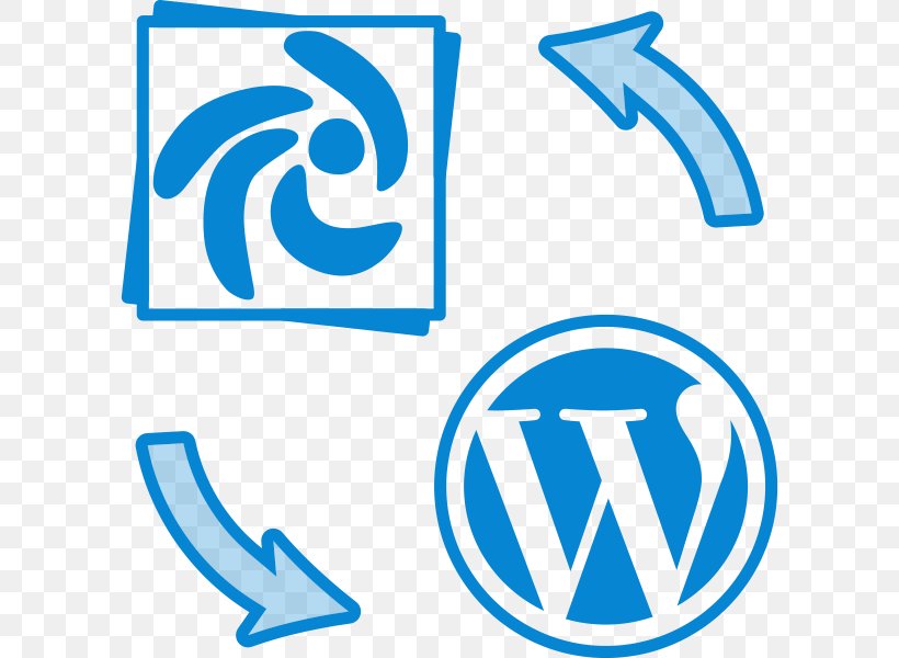 WordPress Web Hosting Service Email Plug-in Blog, PNG, 600x600px, Wordpress, Area, Blog, Blue, Brand Download Free