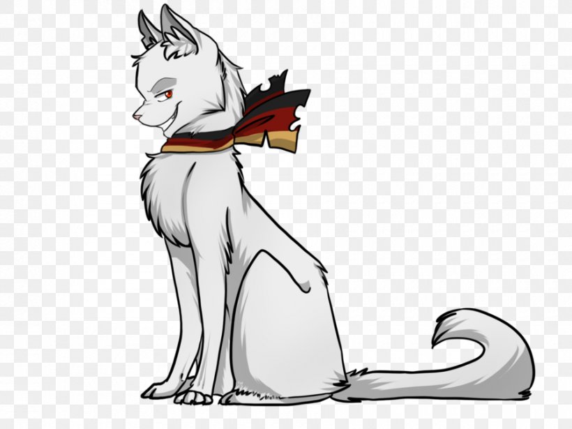 Cat Dog Drawing Nine-tailed Fox Prussia, PNG, 900x675px, Cat, Artwork, Black And White, Canidae, Carnivoran Download Free