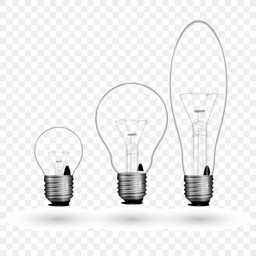 Incandescent Light Bulb, PNG, 3125x3125px, Incandescent Light Bulb, Black And White, Designer, Electrical Filament Download Free