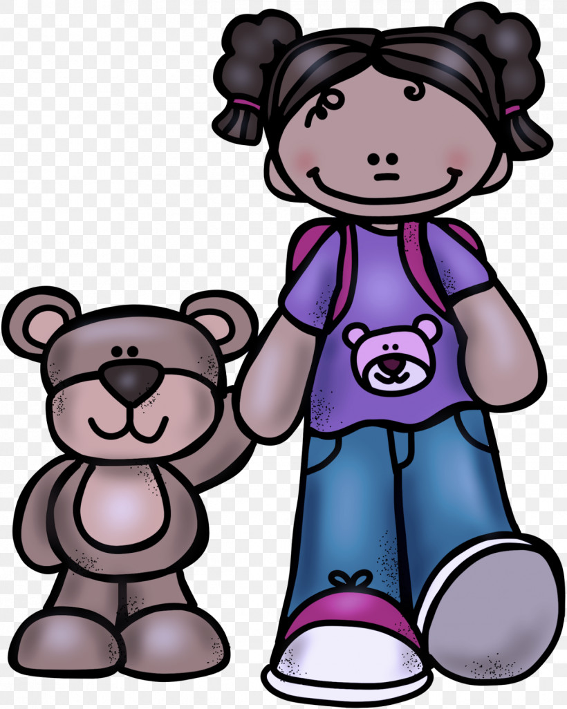 Teddy Bear, PNG, 1241x1553px, Cartoon, Cheek, Purple, Teddy Bear, Toy Download Free