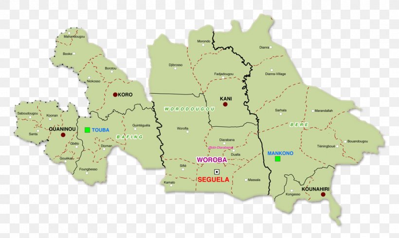 Worodougou Woroba District Regions Of Ivory Coast Borotou-Koro Sikensi, PNG, 1014x607px, Map, Abidjan, Area, District, Globe Download Free