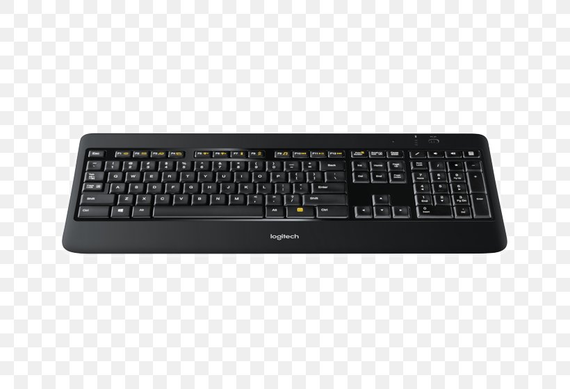 Computer Keyboard Computer Mouse Wireless Keyboard Logitech Unifying Receiver, PNG, 652x560px, Computer Keyboard, Azerty, Computer Accessory, Computer Component, Computer Mouse Download Free