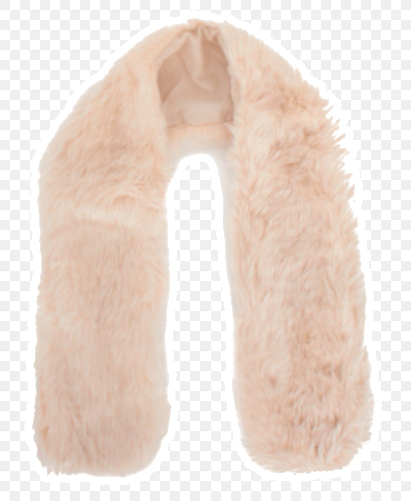 Fur Neck Scarf Stole Peach, PNG, 763x1000px, Fur, Neck, Peach, Scarf, Stole Download Free
