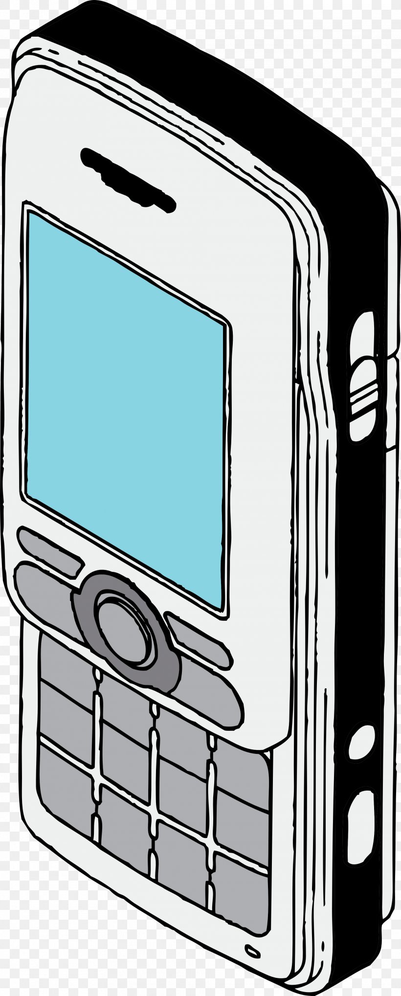 IPhone Clip Art, PNG, 1969x4891px, Iphone, Area, Cellular Network, Coloring Book, Communication Download Free