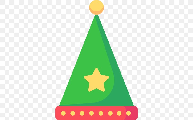 Party Hat Triangle Christmas Tree Area Christmas Ornament, PNG, 512x512px, Party Hat, Area, Christmas, Christmas Ornament, Christmas Tree Download Free