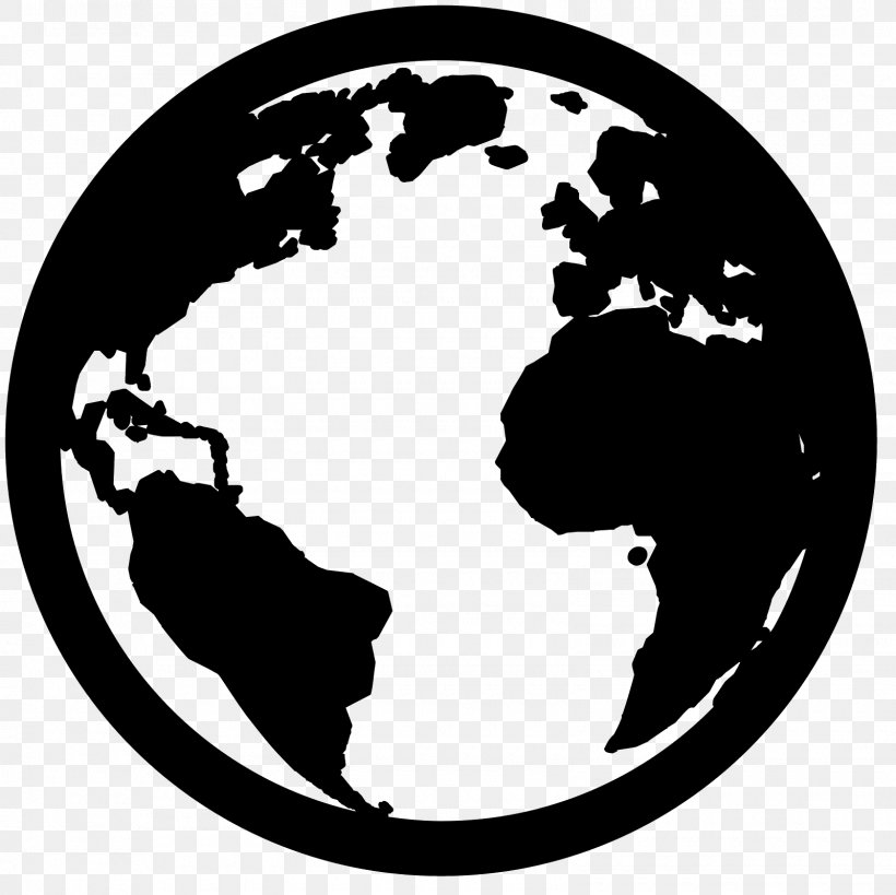 Globe World Clip Art, PNG, 1600x1600px, Globe, Black And White, Earth, Earth Symbol, Human Behavior Download Free