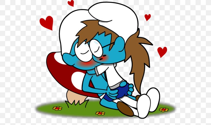 Papa Smurf Smurfette Brainy Smurf Hefty Smurf Baby Smurf, PNG, 600x487px, Watercolor, Cartoon, Flower, Frame, Heart Download Free