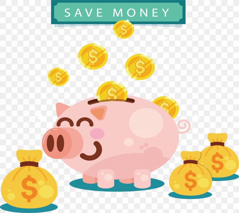 Piggy Bank Saving Clip Art, PNG, 3357x3001px, Pig, Bank, Cartoon, Designer, Finance Download Free