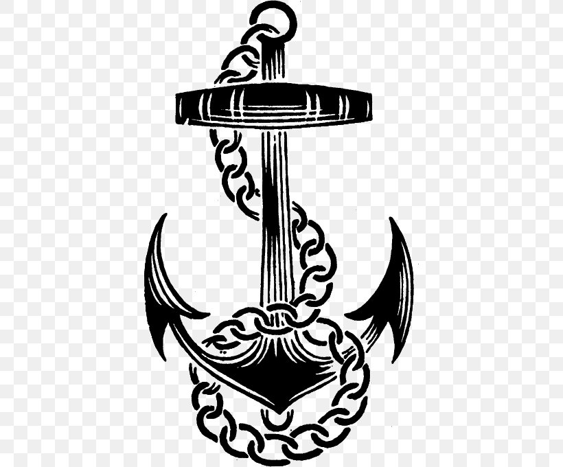 Anchor Boat Drawing Watercraft Clip Art, PNG, 400x680px, Anchor, Art, Artwork, Black And White, Boat Download Free