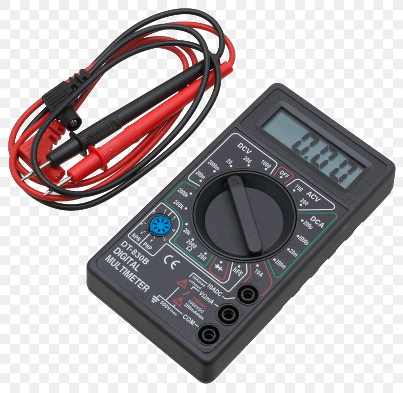 Multimeter Graphics Cards & Video Adapters Electronics Electronic Component Digital Signal, PNG, 800x800px, Multimeter, Computer, Digital Data, Digital Multimeter, Digital Signal Download Free