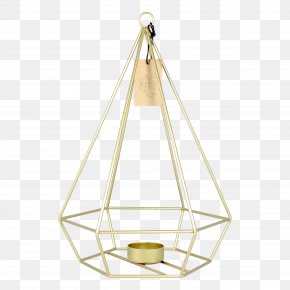 Diamond Light - Candlestick Light Geometry Lantern PNG
