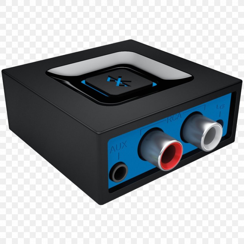 Loudspeaker AV Receiver Bluetooth Adapter Logitech, PNG, 900x900px, Loudspeaker, Adapter, Audio, Av Receiver, Bluetooth Download Free