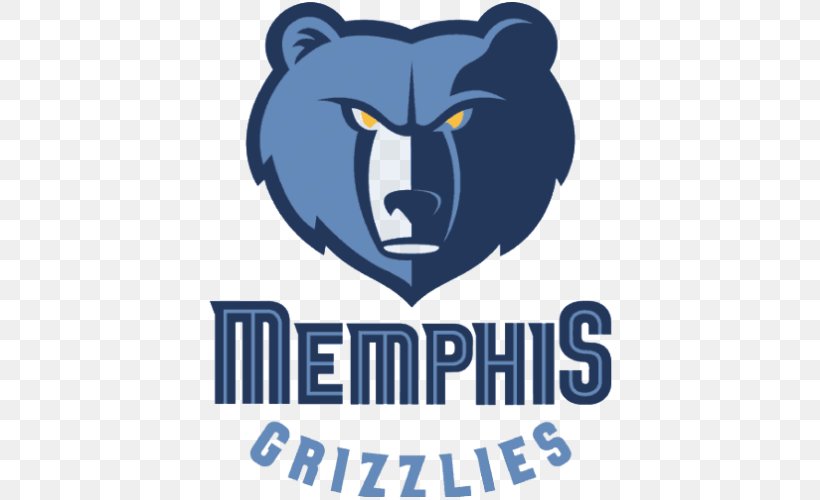 Memphis Grizzlies Logo NBA Bear, PNG, 500x500px, Memphis Grizzlies, Bear, Brand, Carnivoran, Cat Like Mammal Download Free
