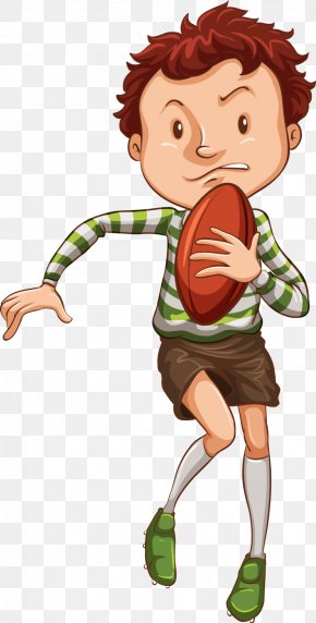 Foreign Student Movement Image Vector - Rugby Union Drawing Illustration PNG