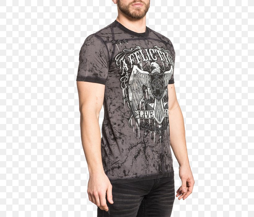 T-shirt Ultimate Fighting Championship Xtreme Couture Mixed Martial Arts Sleeve, PNG, 700x700px, Tshirt, Affliction Clothing, Affliction Entertainment, Black, Champion Download Free