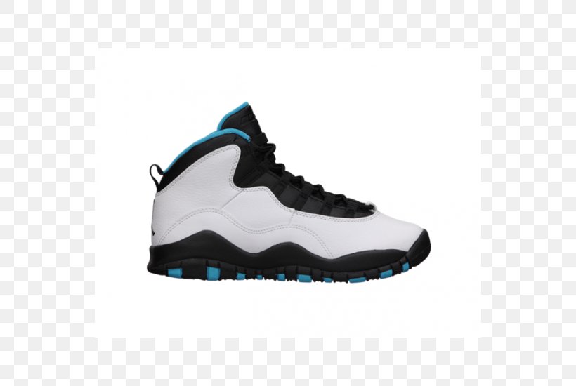 Air Jordan 10 Retro 'Bulls Over Broadway' Mens Sneakers, PNG, 550x550px, Air Jordan, Aqua, Athletic Shoe, Basketball Shoe, Black Download Free