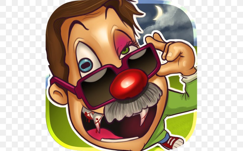 Cartoon Nose Fiction Clown, PNG, 512x512px, Watercolor, Cartoon, Flower, Frame, Heart Download Free