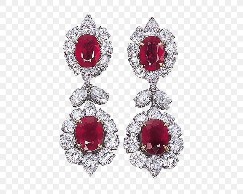 Earring Jewellery Ruby Diamond Gemstone, PNG, 512x655px, Earring, Bling Bling, Body Jewelry, Brilliant, Carat Download Free
