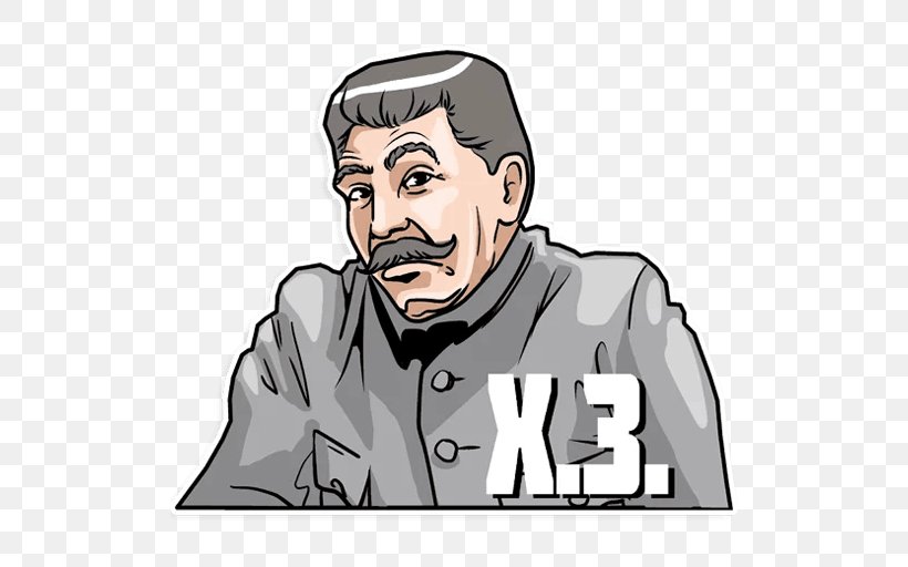 Joseph Stalin Sticker Politician Telegram Moustache, PNG, 512x512px, Joseph Stalin, Beard, Behavior, Cartoon, Cool Download Free