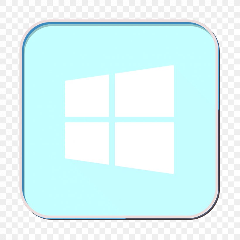 Microsoft Icon Windows Icon, PNG, 1236x1236px, Microsoft Icon, Aqua, Azure, Material Property, Rectangle Download Free